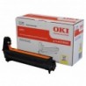OKI oryginalny bęben 44318505, yellow, 20000s, OKI C711 - 1