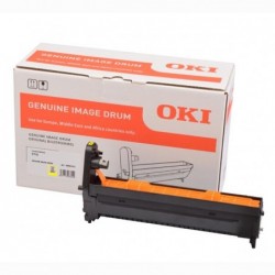 OKI oryginalny bęben 46507413, yellow, 30000s, OKI C712 - 1