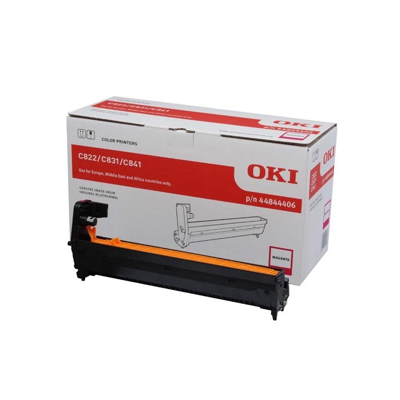 OKI oryginalny bęben 44844406, magenta, 30000s, OKI C822, 831, 841 - 1