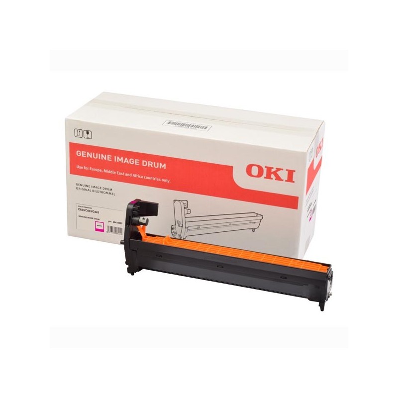 OKI oryginalny bęben 46438002, magenta, 30000s, OKI C823, C833, C843 - 1