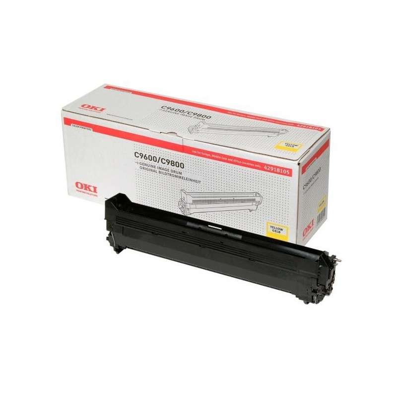 OKI oryginalny bęben 42918105, yellow, 30000s, OKI C9600, C9800, C9650, C9850, MFPC9600, C9800, C9650 - 1
