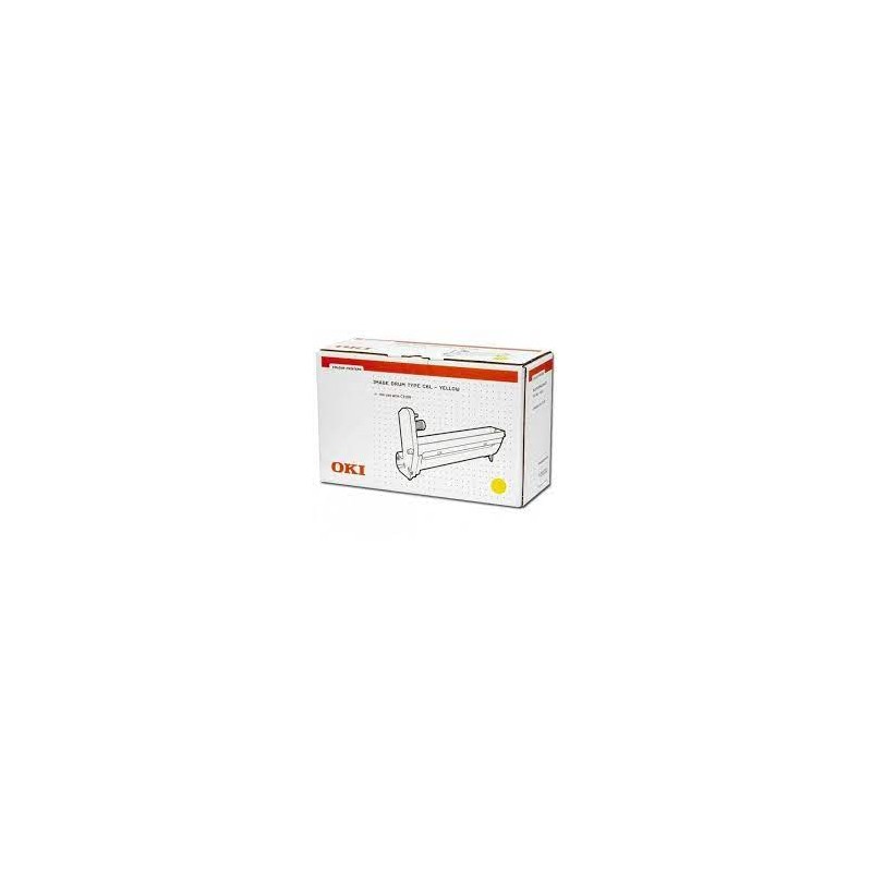 OKI oryginalny bęben 42126641, yellow, 14000s, OKI C3100 - 1