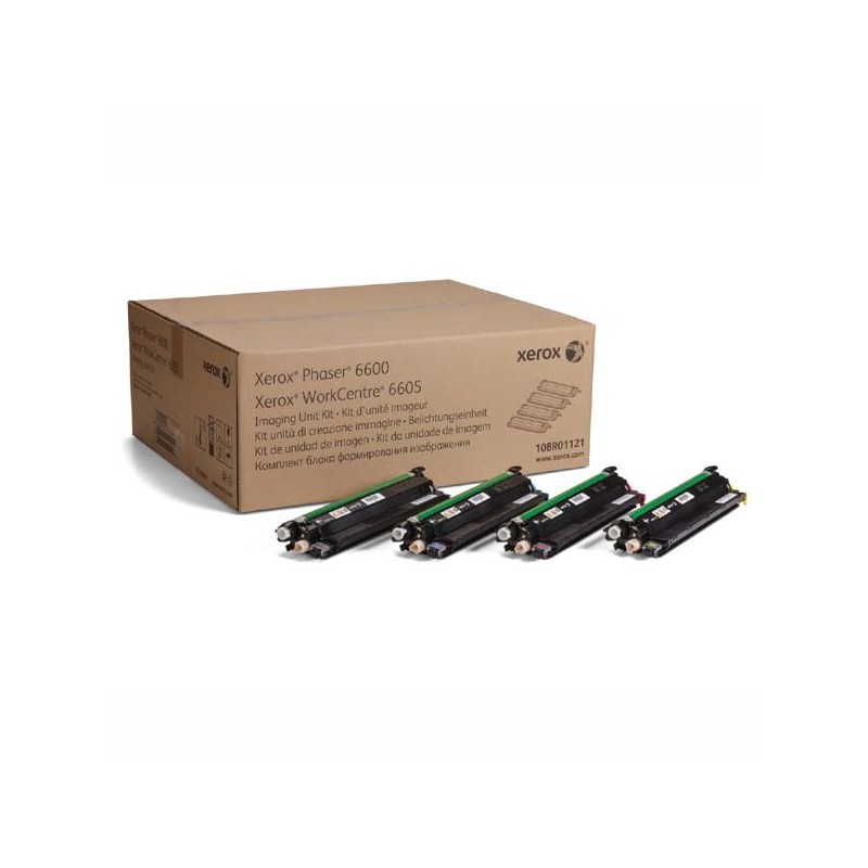 Xerox oryginalny bęben 108R01121, color, 60000s, 4-pack, cena za zestaw, Xerox Phaser 6600, Workcentre 6605 - 1