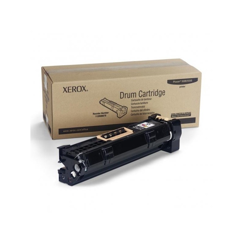 Xerox oryginalny bęben 113R00670, black, 60000s, Xerox Phaser 5500 - 1