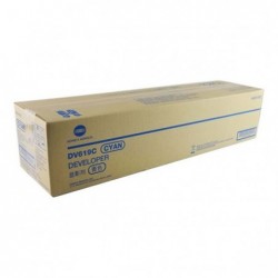 Konica Minolta oryginalny developer A9C80KD, DV-619C, cyan, 600000s, Konica Minolta Bizhub C458, C558, C658 - 1