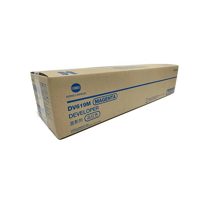 Konica Minolta oryginalny developer A9C80ED, DV-619M, magenta, 600000s, Konica Minolta Bizhub C458, C558, C658 - 1
