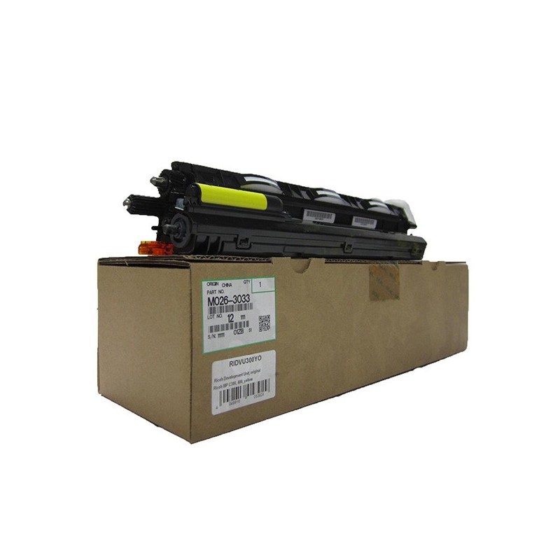 Ricoh oryginalny developer M0263033, yellow, 60000s, Ricoh Aficio MP C300, 300SR, 400, 400SR, 401, 401SR - 1