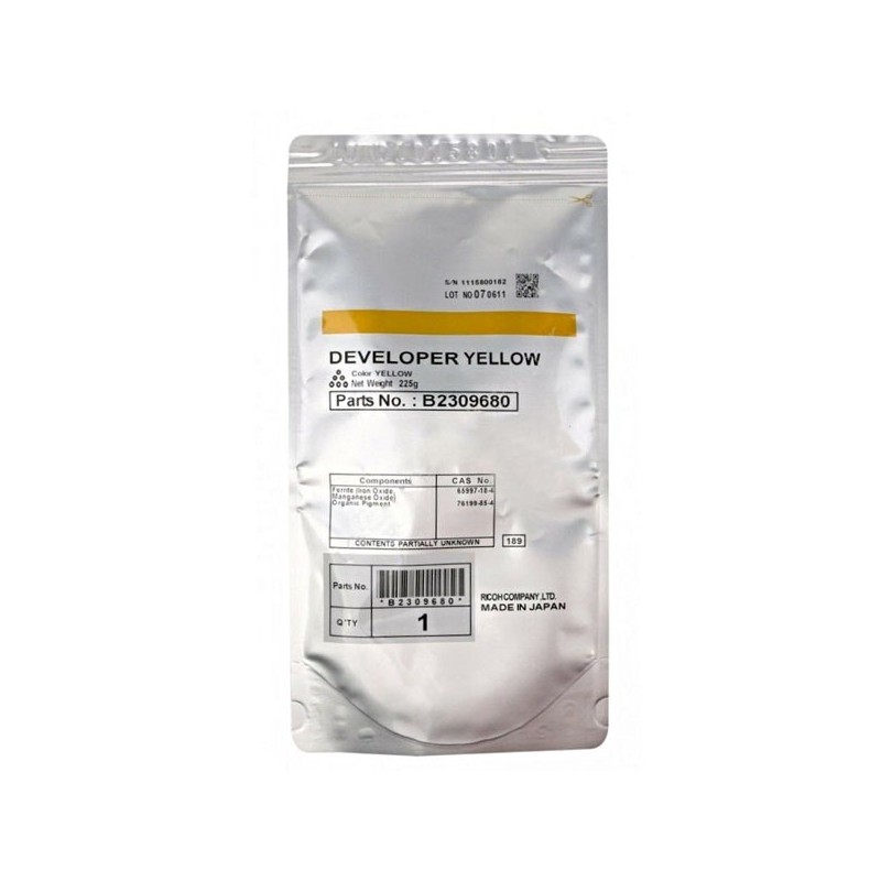Ricoh oryginalny developer D0899680, yellow, 240000s, Ricoh Aficio MPC 3001, 3501, 4501, 5501 - 1