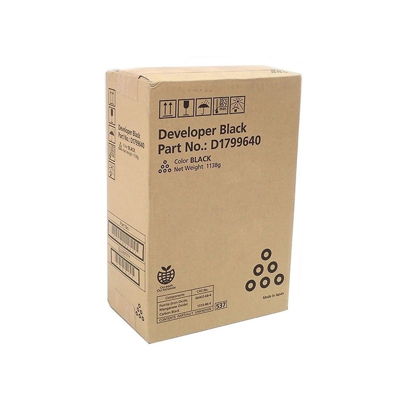 Ricoh oryginalny developer D1799640, D1809640, black, 860000s, Ricoh Pro 8100EX, 8100S, 8110S, 8120S, 8200ex, 8200s - 1