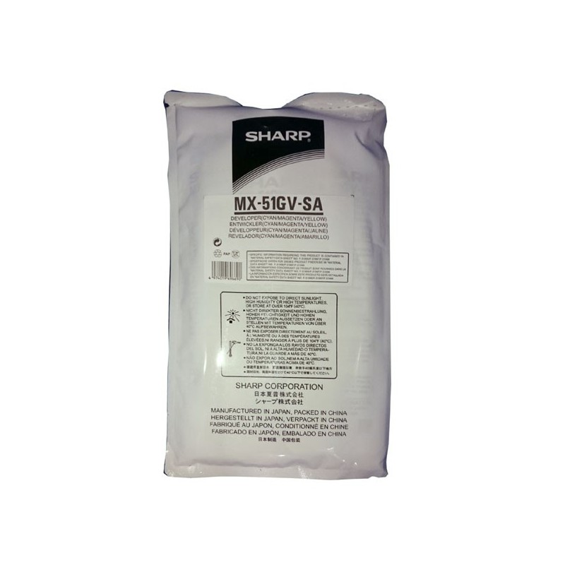 Sharp oryginalny developer MX51GVSA, CMY, 100000s, Sharp MX-4112, MX-4140, MX-4141, MX-5112, MX-5140 - 1