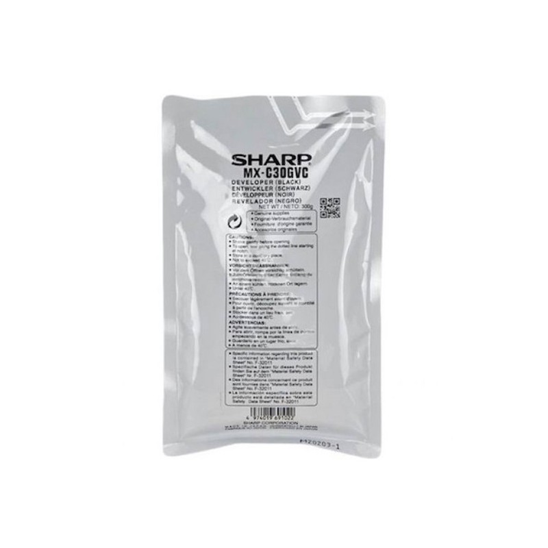 Sharp oryginalny developer MX-C30GVC, cyan, 45000s, Sharp MX-C250FE, MX-C300WE - 1