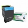 Lexmark oryginalny toner 71B20C0, cyan, 2300s, Lexmark CS417dn/CS317dn/ CX517dn/CX417de/CS517de/CX317dn - 1