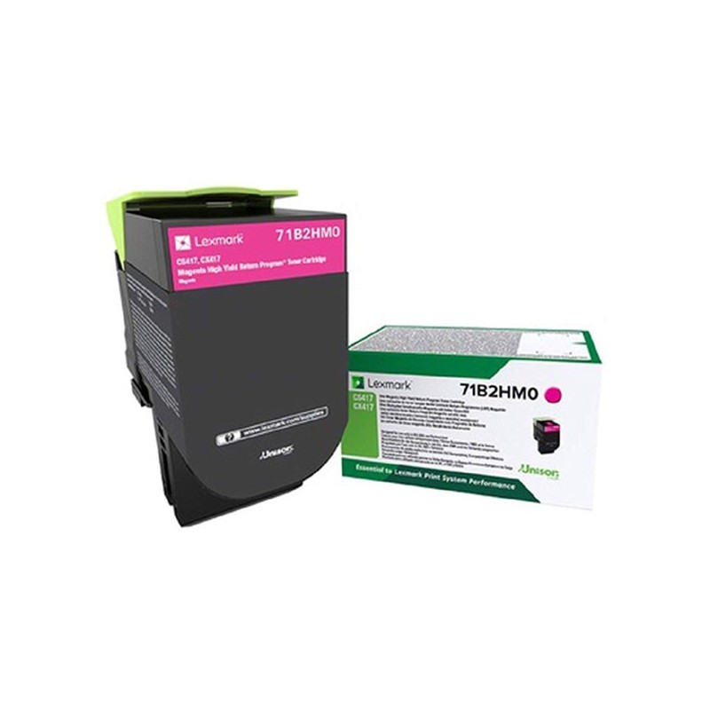 Lexmark oryginalny toner 71B2HM0, magenta, 3500s, Lexmark CS417dn,CS517de,CX417de - 1