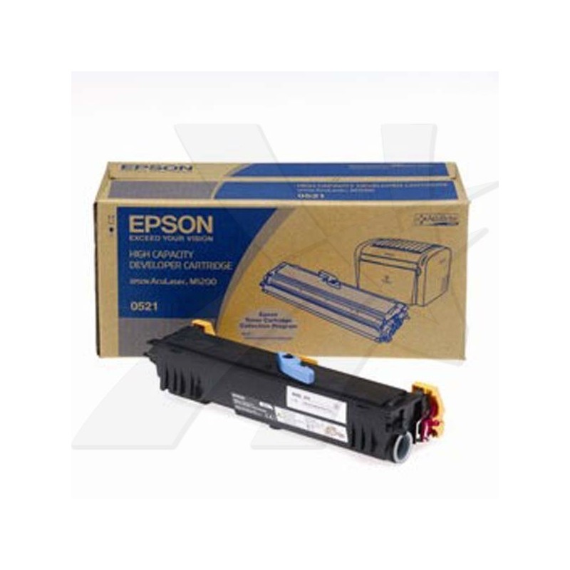 Epson oryginalny toner C13S050523, black, 3200s, return, Epson AcuLaser M1200 - 1