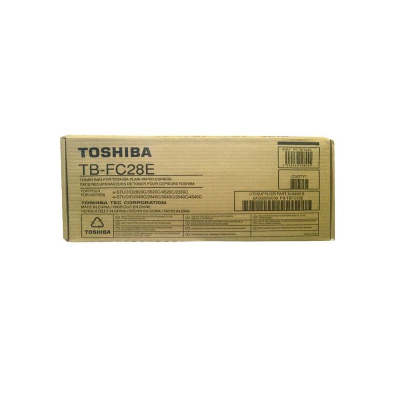 Toshiba oryginalny pojemnik na zużyty toner TBFC28E, 6AG00002039, e-Studio 2820c, 3520c, 4520c, 2540C - 1