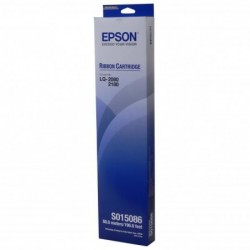 Epson oryginalny taśma do drukarki, C13S015086, czarna, Epson LQ 2070, 2170, 2180, 2080, FX 2170, FX 2180 - 1