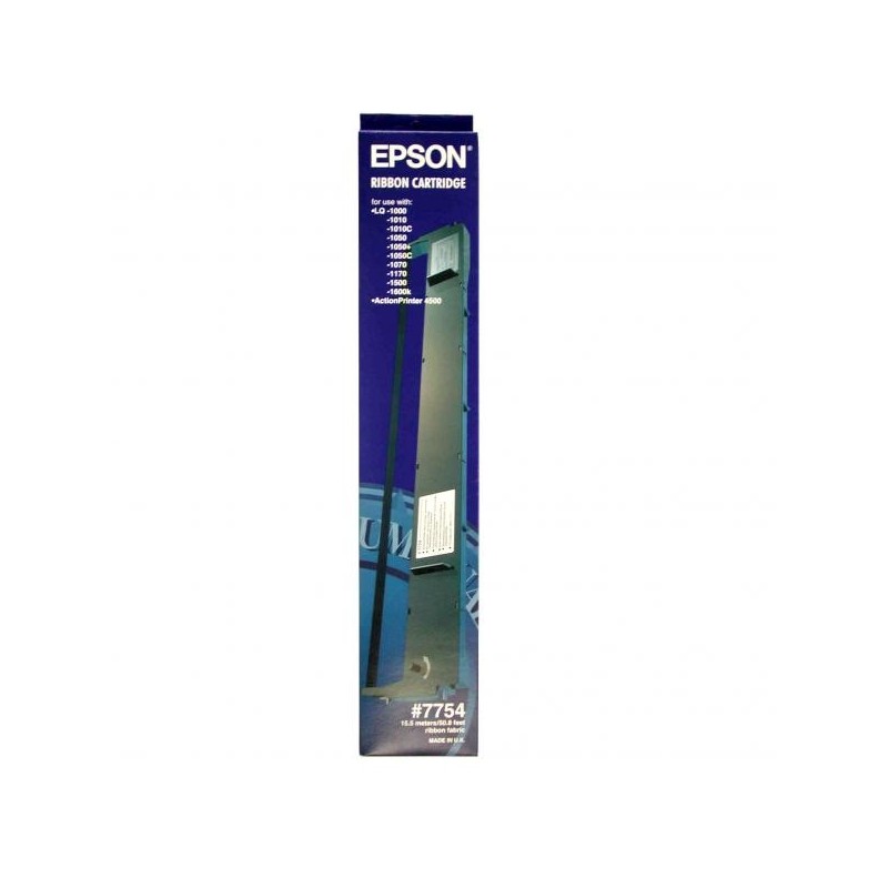 Epson oryginalny taśma do drukarki, 7754/C13S015022, czarna, Epson LQ 1000, 1050, 1170, 1600K, 1800K, 1900K - 1
