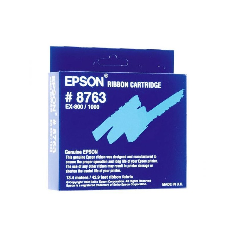Epson oryginalny taśma do drukarki, 8763/C13S015054, czarna, Epson EX 800, EX 1000 - 1