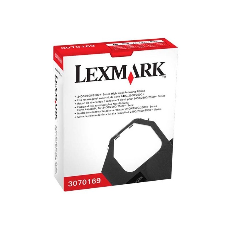 IBM oryginalny taśma do drukarki, 3070169, czarna, dla Lexmark 2591n+ , 2581+, 2590+, 2580n+ - 1