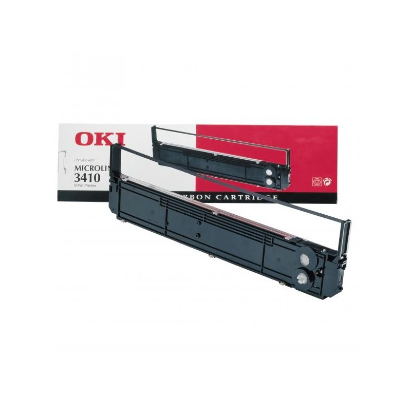 OKI oryginalny taśma do drukarki, 9002308, czarna, OKI 3410 - 1