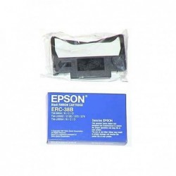 Epson oryginalny tasma do kas fiskalnych, C43S015374, ERC 38, czarna, Epson TM-300, U 375, U 210, U 220 - 1