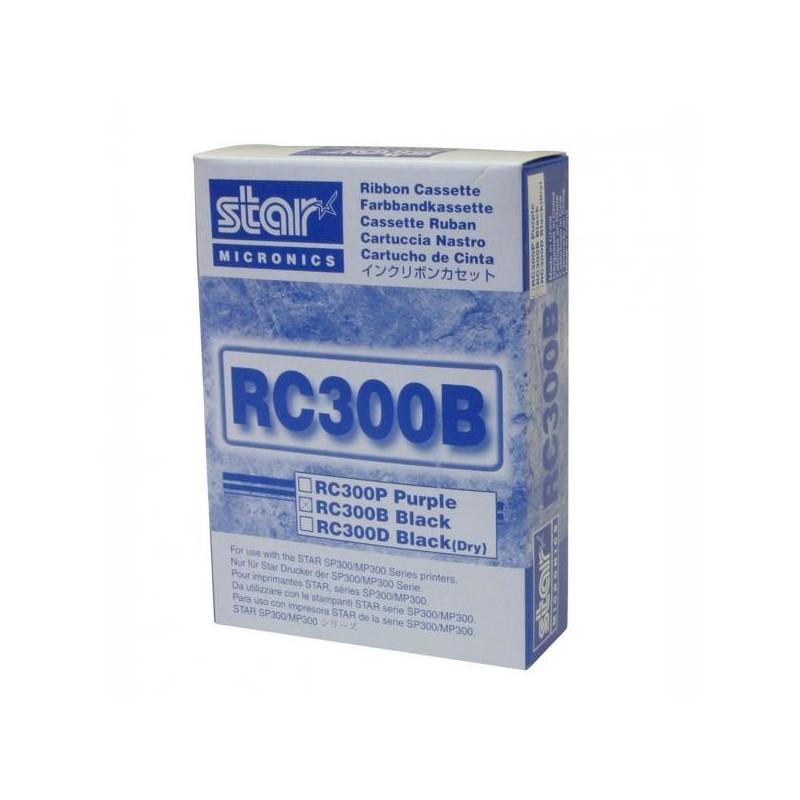 Star oryginalny tasma do kas fiskalnych, RC300B, czarna, Star SP300, 312 - 1