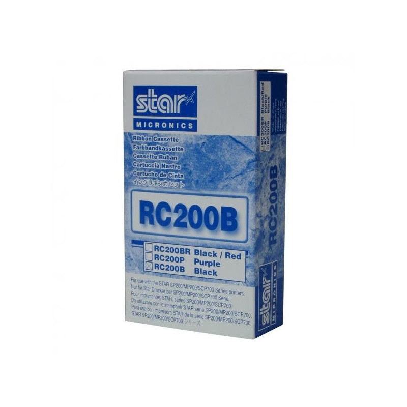 Star oryginalny tasma do kas fiskalnych, czarna, Star RC200B, SP200, SP298, SP500, SP512 - 1