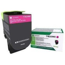 Lexmark oryginalny toner 71B20M0, magenta, 2300s, Lexmark CS417dn/CS317dn/ CX517dn/CX417de/CS517de/CX317dn - 1