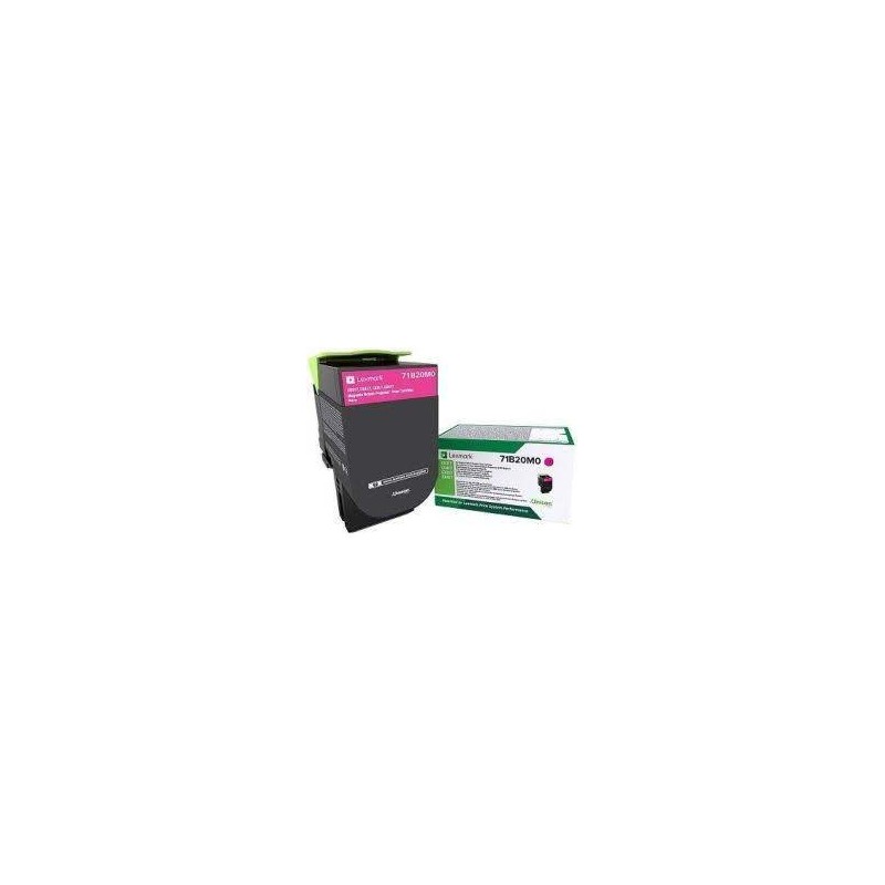 Lexmark oryginalny toner 71B20M0, magenta, 2300s, Lexmark CS417dn/CS317dn/ CX517dn/CX417de/CS517de/CX317dn - 1