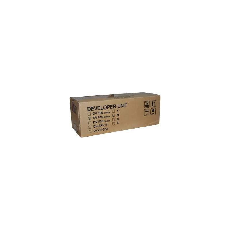 Kyocera oryginalny developer DV-510M, 302F393052, magenta, 200000s, Kyocera FS-C5015, C5020, C5025, C5030 - 1