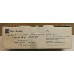 Triumph Adler oryginalny toner TK 4118, black, 7200s, 4411810010, Triumph Adler LP-4118, 3118, DC2316, CD1316, O - 1