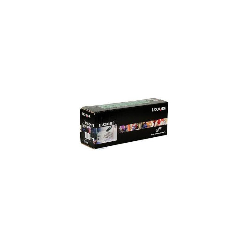 Lexmark oryginalny toner E352H31E, black, 9000s, Lexmark E35x, O - 1
