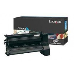 Lexmark oryginalny toner C7702CS, cyan, 6000s, Lexmark C77X, O - 1