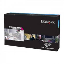 Lexmark oryginalny toner C748H2MG, magenta, 10000s, high capacity, Lexmark C748DE, C748DTE, C748E, O - 1