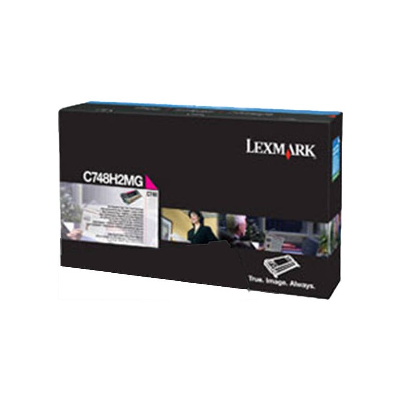 Lexmark oryginalny toner C748H2MG, magenta, 10000s, high capacity, Lexmark C748DE, C748DTE, C748E, O - 1