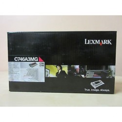 Lexmark oryginalny toner C746A3MG, magenta, 7000s, Lexmark C746DN, O - 1