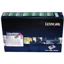 Lexmark oryginalny toner C524RMH, magenta, 5000s, return, Lexmark C524, C532, C534, O - 1
