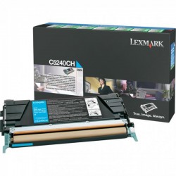 Lexmark oryginalny toner C524RCH, cyan, 5000s, return, Lexmark C524, C532, C534, O - 1