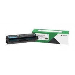 Lexmark oryginalny toner C3220C0, cyan, 1500s, return, Lexmark C3224dw, C3326dw, MC3224, O - 1