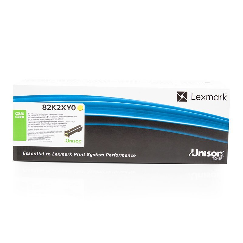 Lexmark oryginalny toner 82K2XY0, yellow, 22000s, Lexmark CX825de,CX825dte,CX825dtfe,CX860de,CX860dtfe, O - 1