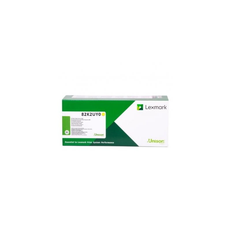 Lexmark oryginalny toner 82K2UY0, yellow, 55000s, return, Lexmark CX860de,CX860dte,CX860dtfe, O - 1