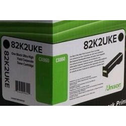 Lexmark oryginalny toner 82K2UKE, black, 55000s, ultra high capacity, Lexmark CX860de,CX860dte,CX860dtfe, O - 1