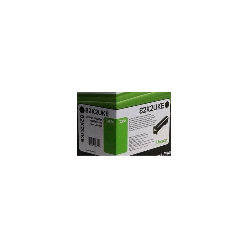 Lexmark oryginalny toner 82K2UKE, black, 55000s, ultra high capacity, Lexmark CX860de,CX860dte,CX860dtfe, O - 1