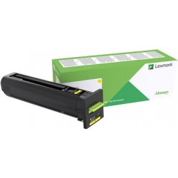 Lexmark oryginalny toner 82K2HYE, yellow, 17000s, high capacity, Lexmark CX820de,CX820dtfe,CX825de,CX825dte,CX825dtfe,CX860, O -