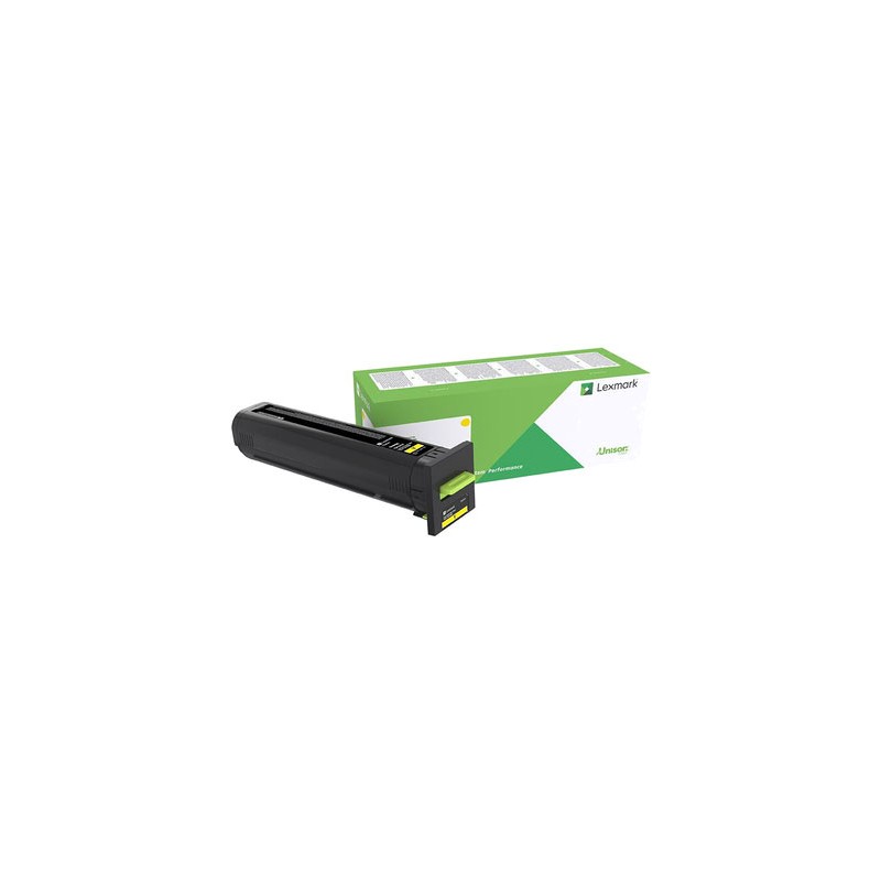 Lexmark oryginalny toner 82K2HYE, yellow, 17000s, high capacity, Lexmark CX820de,CX820dtfe,CX825de,CX825dte,CX825dtfe,CX860, O -