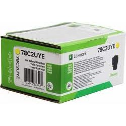 Lexmark oryginalny toner 78C2UYE, yellow, 7000s, ultra high capacity, Lexmark CS521dn,CS622de,CX622ade,CX625ade,CX625adhe, O - 1