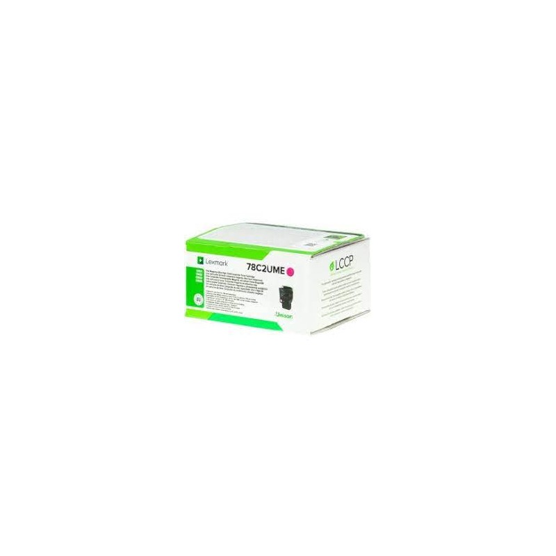 Lexmark oryginalny toner 78C2UME, magenta, 7000s, ultra high capacity, Lexmark CS521dn,CS622de,CX622ade,CX625ade,CX625adhe, O - 
