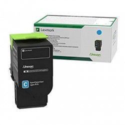 Lexmark oryginalny toner 80C0H20, cyan, 3000s, high capacity, Lexmark CX410de, CX410dte, CX410e, O - 1