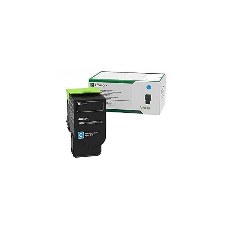 Lexmark oryginalny toner 80C0H20, cyan, 3000s, high capacity, Lexmark CX410de, CX410dte, CX410e, O - 1
