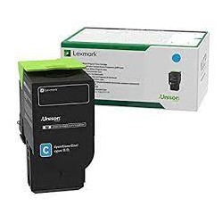 Lexmark oryginalny toner 80C0S20, cyan, 2000s, Lexmark CX310dn, CX310n, O - 1